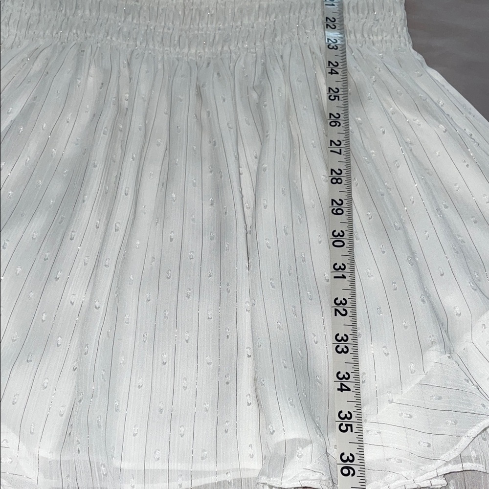 Ramy Brook White Ruffle Dress - Picture 11 of 14